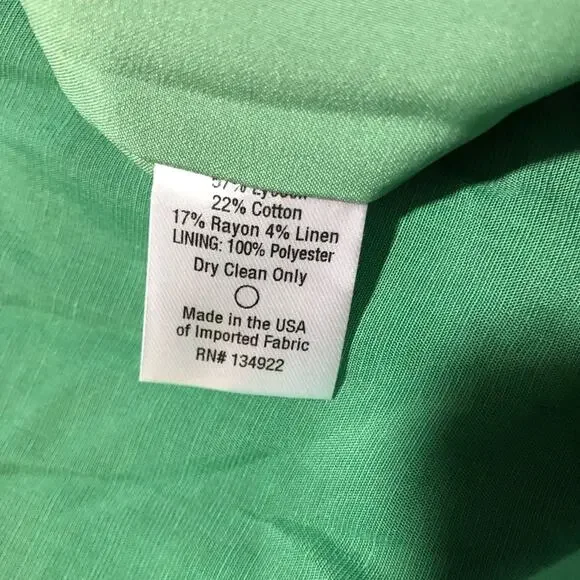 Emerson fry Lucy blouse meadow green womens S bohemian feminine cottage classic - Picture 7 of 13